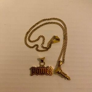 Vitaly Stainless Steel Power Necklace Set